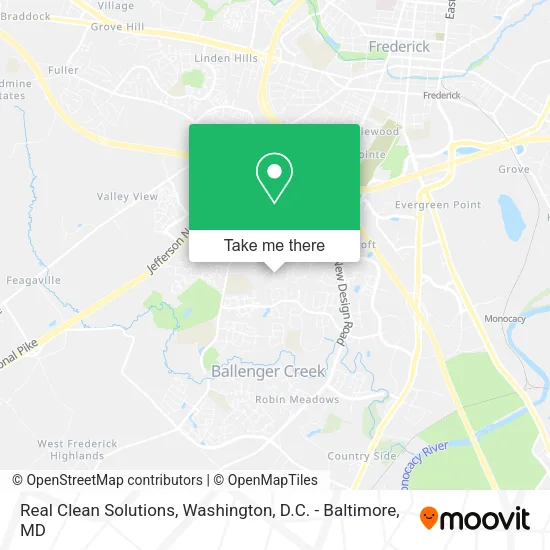 Real Clean Solutions map