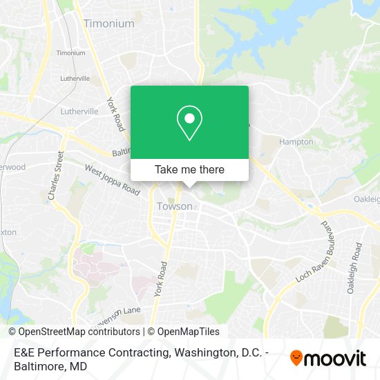 E&E Performance Contracting map