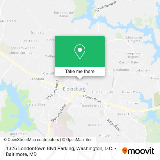1326 Londontown Blvd Parking map