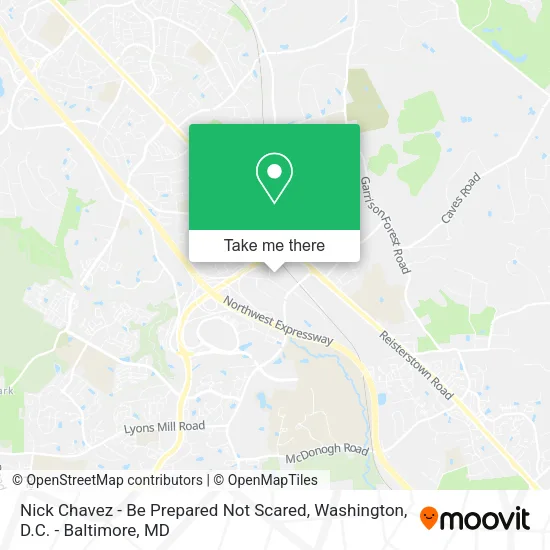 Nick Chavez - Be Prepared Not Scared map