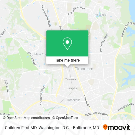 Children First MD map