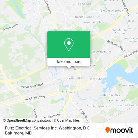 Fultz Electrical Services-Inc map