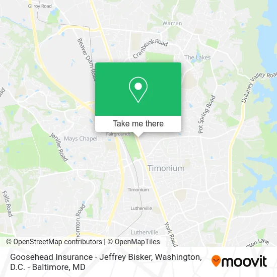 Goosehead Insurance - Jeffrey Bisker map