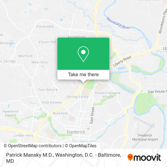 Patrick Mansky M.D. map