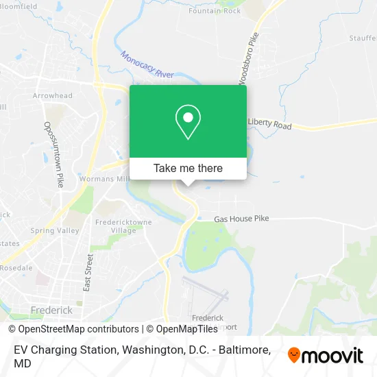 Mapa de EV Charging Station