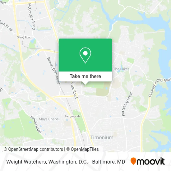 Weight Watchers map