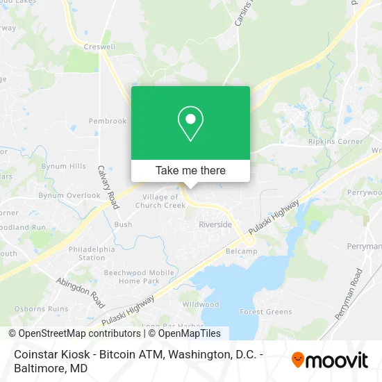 Mapa de Coinstar Kiosk - Bitcoin ATM