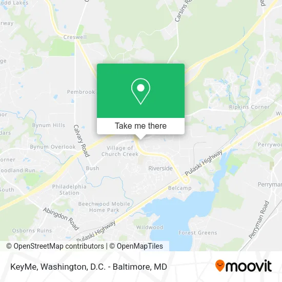 Mapa de KeyMe