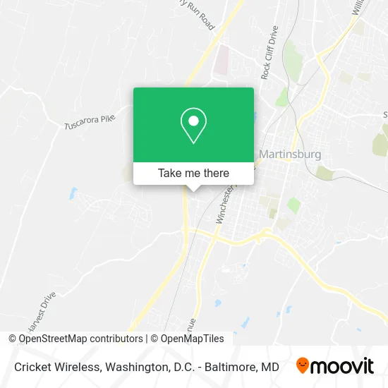 Cricket Wireless map