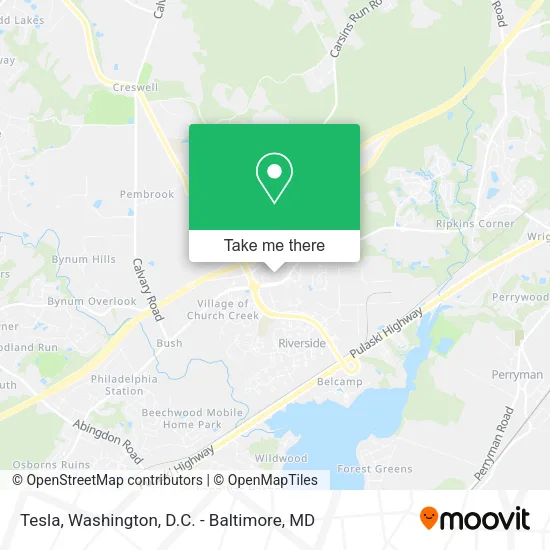 Tesla map