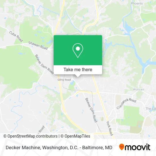 Decker Machine map