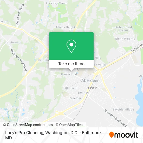 Lucy's Pro Cleaning map