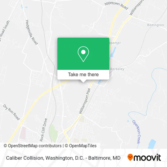 Caliber Collision map