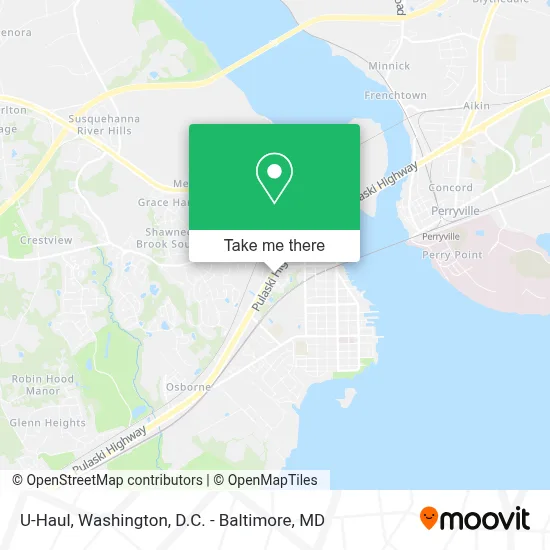 U-Haul map