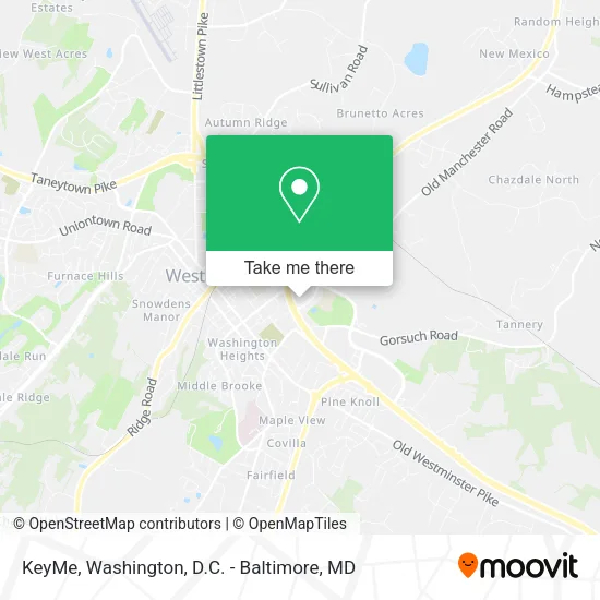 KeyMe map
