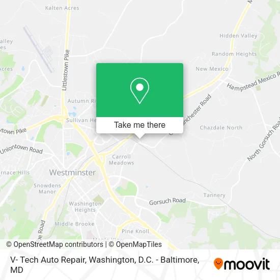 V- Tech Auto Repair map