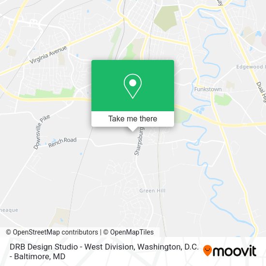 DRB Design Studio - West Division map