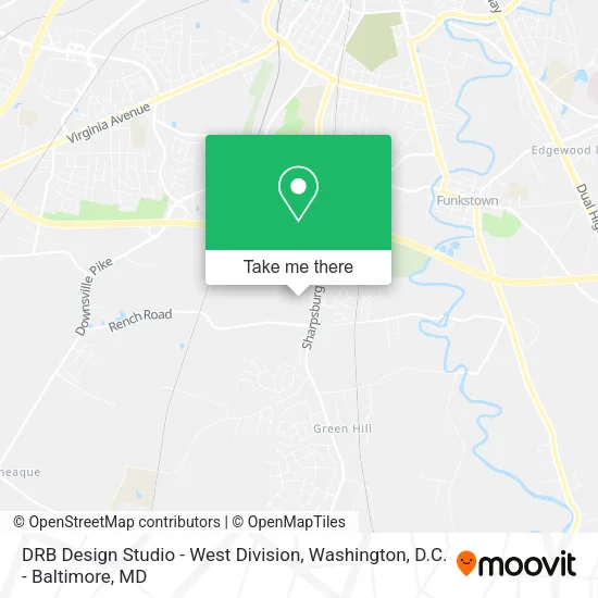 DRB Design Studio - West Division map