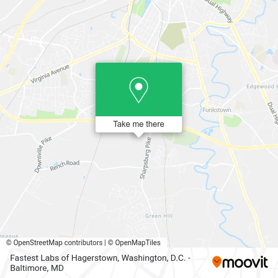 Fastest Labs of Hagerstown map