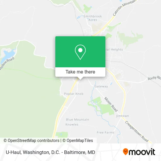 U-Haul map