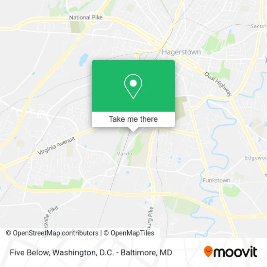 Mapa de Five Below