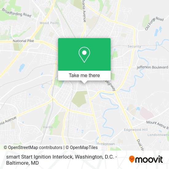 smart Start Ignition Interlock map