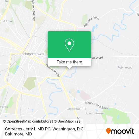 Correces Jerry L MD PC map