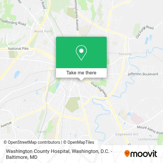 Washington County Hospital map