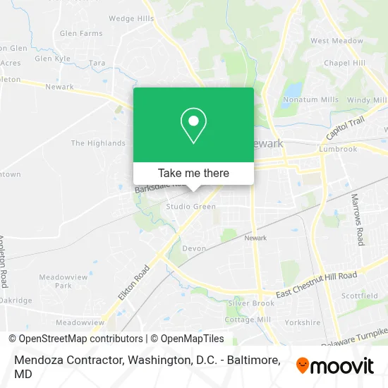 Mendoza Contractor map