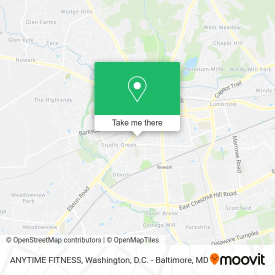 ANYTIME FITNESS map