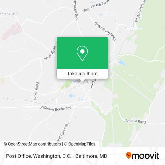 Post Office map