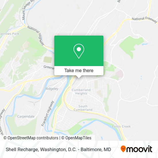 Shell Recharge map