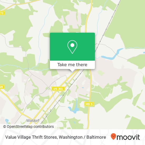 Mapa de Value Village Thrift Stores, 2215 Crain Hwy
