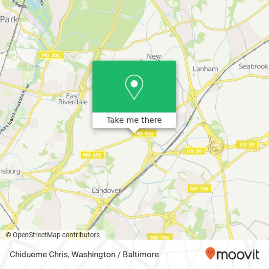 Mapa de Chidueme Chris, 7449 Annapolis Rd