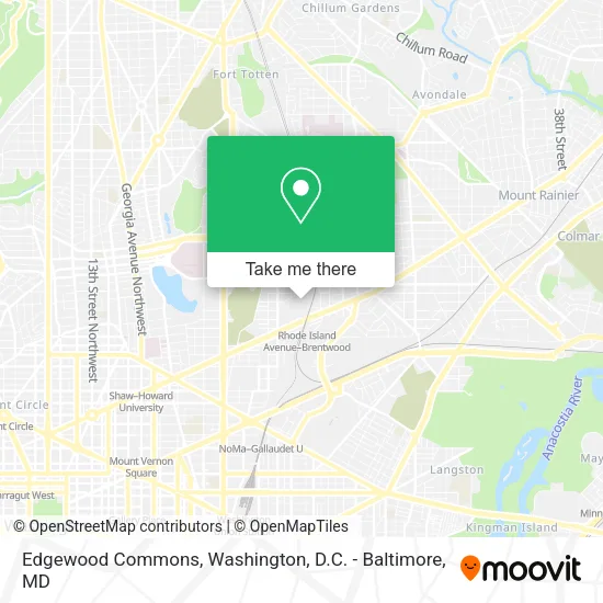 Mapa de Edgewood Commons