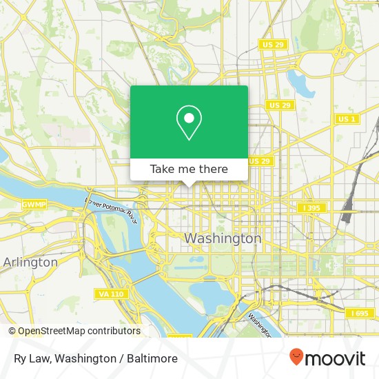 Mapa de Ry Law, 1129 20th St NW