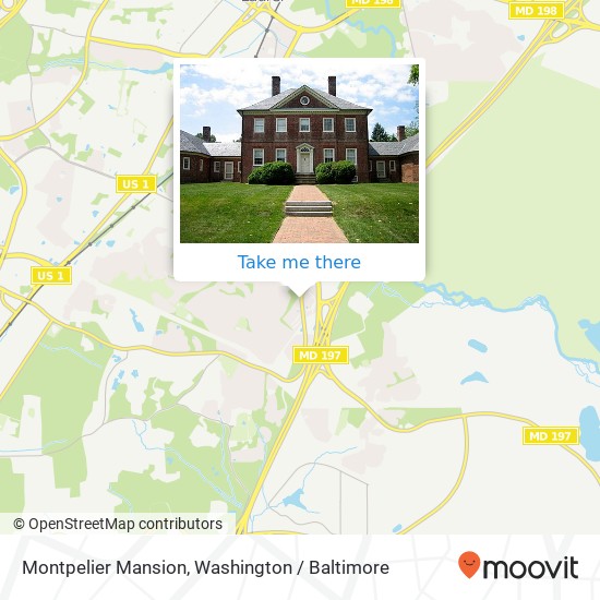 Mapa de Montpelier Mansion