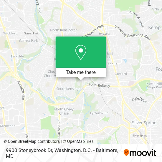 9900 Stoneybrook Dr map