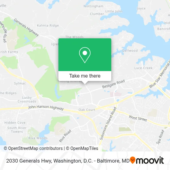 2030 Generals Hwy map