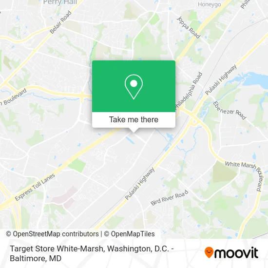 Target Store White-Marsh map
