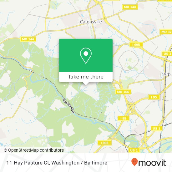 11 Hay Pasture Ct, Catonsville, MD 21228 map