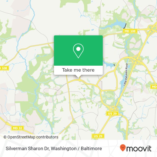 Silverman Sharon Dr, 10910 Little Patuxent Pkwy map