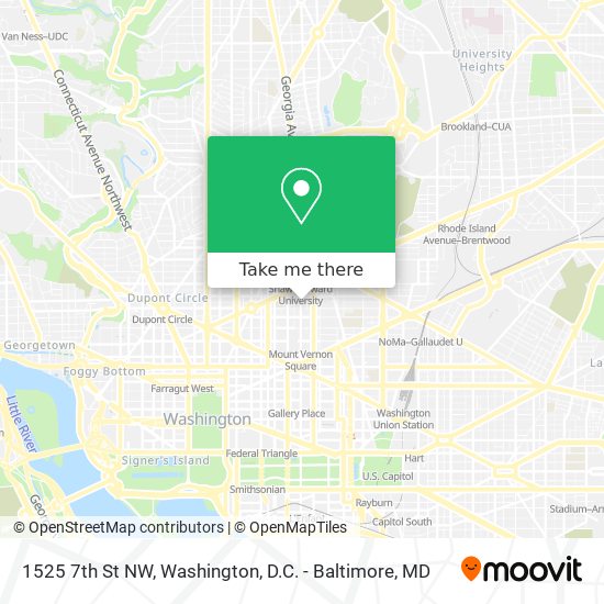 1525 7th St NW map