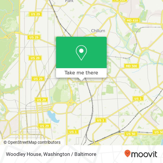 Mapa de Woodley House, 450 Taylor St NE