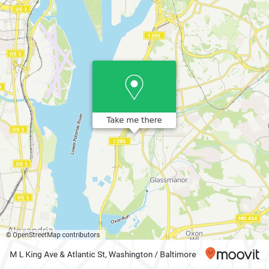 Mapa de M L King Ave & Atlantic St