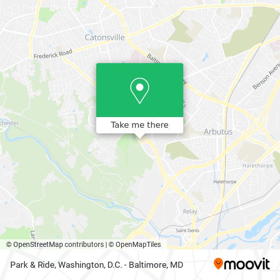 Park & Ride map