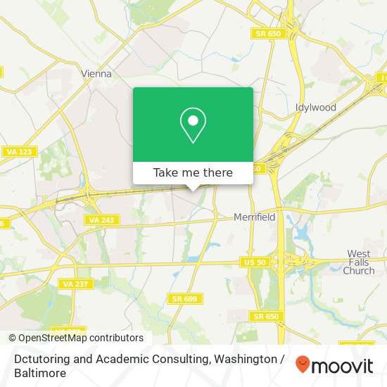 Mapa de Dctutoring and Academic Consulting, 2768 Stone Hollow Dr