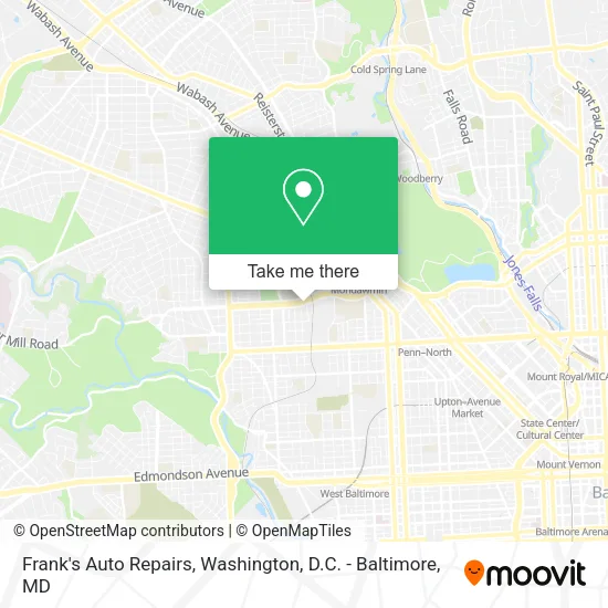 Frank's Auto Repairs map