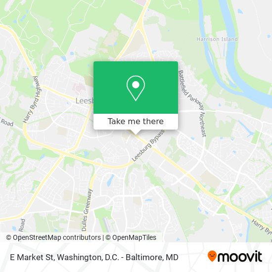 E Market St map