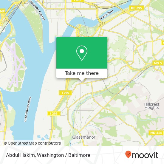 Mapa de Abdul Hakim, 3109 Martin Luther King Jr Ave SE
